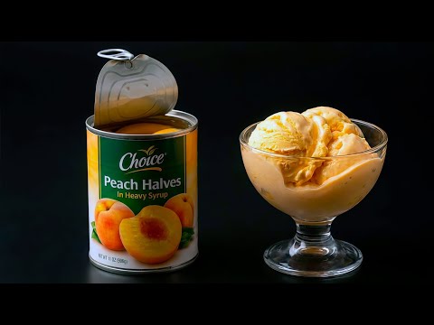 ❗My Favorite Peach Dessert You Can Make in 5 Minutes!