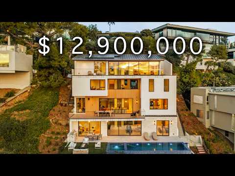 Hollywood Hills Mansion with Infinity Pool, INSANE Views, on 2 Streets!