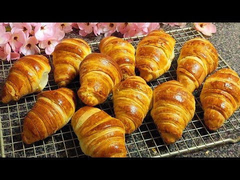 Энг осон усулда Круассан булочкаларини тайёрлаш! Жуда юмшок чикади 👍🏻