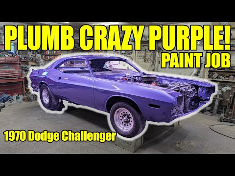 INSANE Show Car Paint Job In Backyard Shop! - 1970 Challenger Part 2