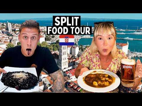 Delicious Croatia Food Tour 🇭🇷 Must Eat SPLIT (food guide)