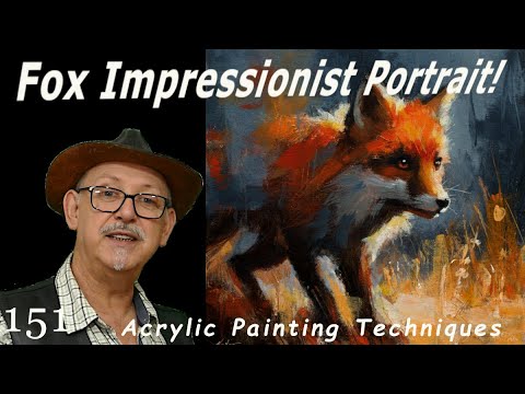 Painting LOOSE and ABSTRACT in ACRYLICS! Painting Wildlife.
