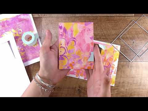 How to Gel Print? Managing the art of Gel Plate Printing. All My Tips plus making cards!! (970)