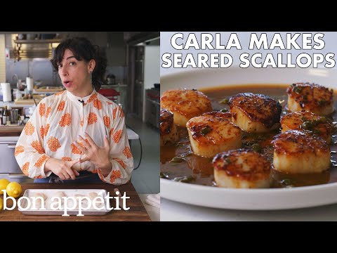 Carla Makes Seared Scallops with Brown Butter & Lemon Sauce | From the Test Kitchen | Bon Appétit