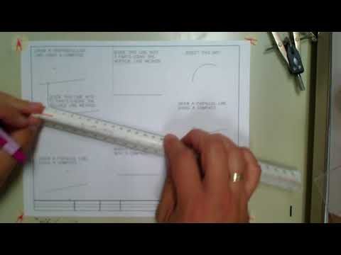 divide lines into even pieces using vertical line method