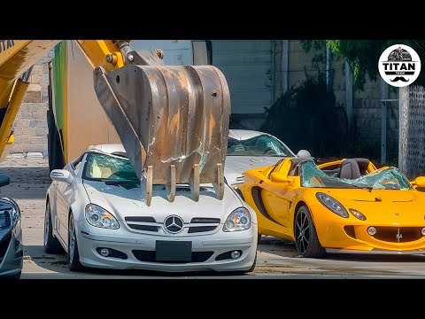 Most Insane Shredding Machines That Destroy Everything | Fastest Car Crushers in Action! #8