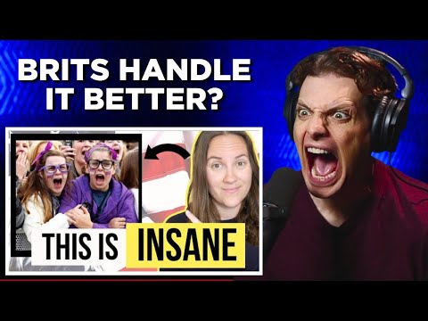 American Reacts to UK vs USA Celebrity Culture!