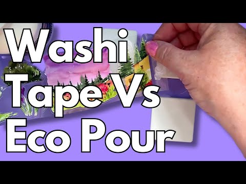 Best Way to Add Washi Tape or Stickers to Eco Resin Alternatives? | EP. 329 | @TheWashiTapeShop