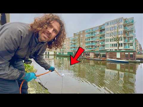 One BIG Awesome Adventure Magnet Fishing in Amsterdam!