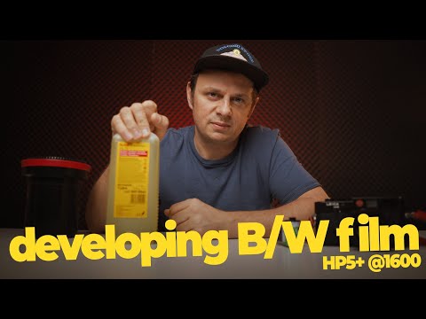 Easy way to develop B/W film  | Ilford HP5+ 400 @1600