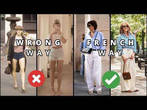 FRENCH WOMEN NEVER WEAR THESE 9 PIECES