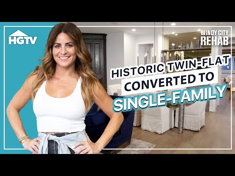 Early 1900s Two-Flat Renovated into HUGE Single-Family Home | Windy City Rehab | HGTV