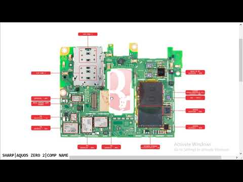 SHARP AQUOS ZERO 2 Comp Name Or Ic Nambar Info Idinty Hardware Solution #borneoschematic #gsmstore #