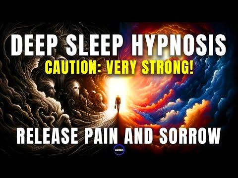 Hypnosis For Deep Sleep | Release Pain & Sorrow⚡ Very Strong ⚡