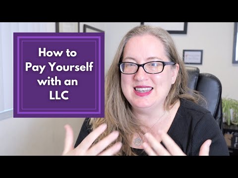 LLC: How to Pay Yourself || how to pay yourself from your LLC, salary vs distributions, tax status
