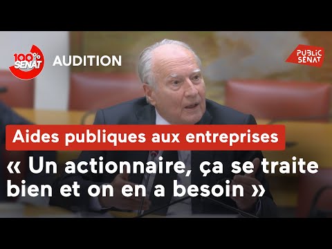 Aides publiques aux entreprises : audition de Vinci