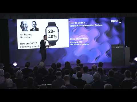 How to Build A World-Class Innovation Culture. Keynote Speaker Chris Heemskerk @ Open-i Zurich, 2025