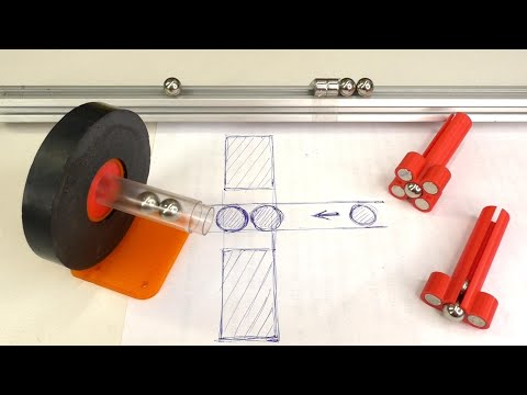 🌑 ВЕЧНЫЙ ДВИГАТЕЛЬ из МАГНИТНОЙ ПУШКИ Новая ГЕНИАЛЬНАЯ  идея от зрителя Free energy Игорь Белецкий