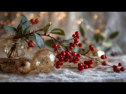 Christmas Ornaments Still Life Frame TV Art Screensaver
