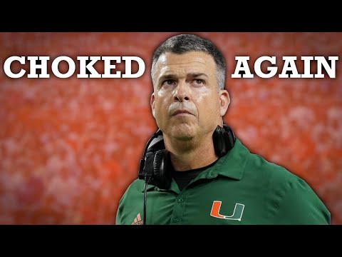 Mario Cristobal is Failing Miami