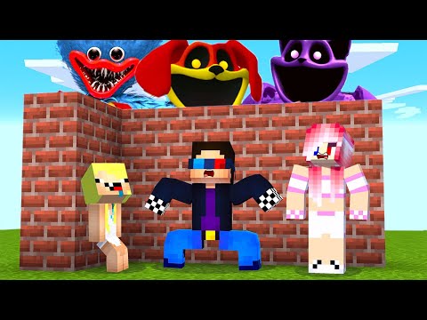 🤫ПОСТРОЙ ЧТОБЫ ВЫЖИТЬ В МАЙНКРАФТ! ШЕДИ ЛЕСКА И НУБИК MINECRAFT