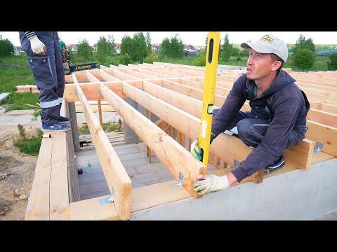 We built a panel-frame house. Step by step construction process