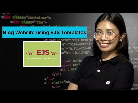 EJS Tutorial 15: Blog Website using EJS Templates
