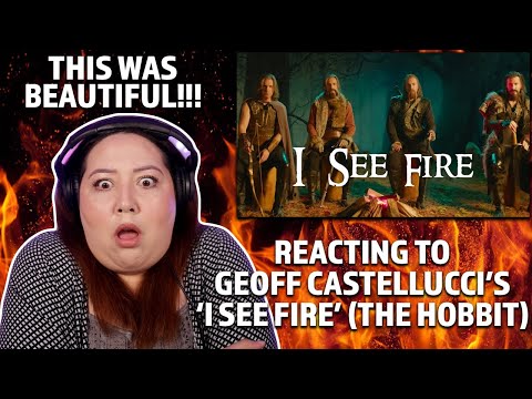 REACTING TO Geoff Castellucci 'I SEE FIRE' - The Hobbit (Beautifully Done!)