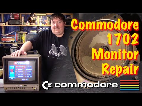 Commodore 1702 Monitor Repair, Part 1- Dead Audio Fix - 3 Old Tech Dudes