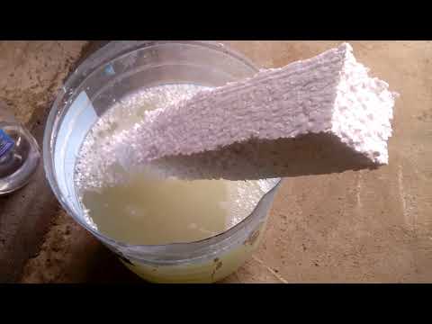 Краска из пенопласта где можно применять.