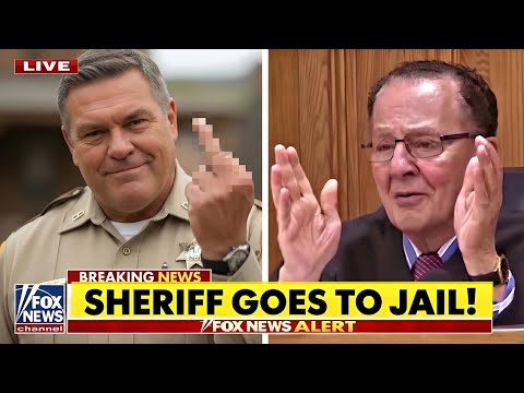 Corrupt Sheriff MOCKS Judge Caprio, Gets MAXIMUM Sentence!