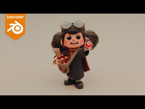 How to Make a Cute 3D Character in Blender