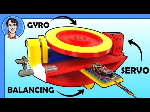 How this Active Gyroscope Balances