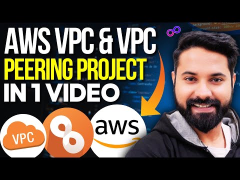AWS VPC & VPC Peering Project for DevOps & Cloud Engineers (hindi)