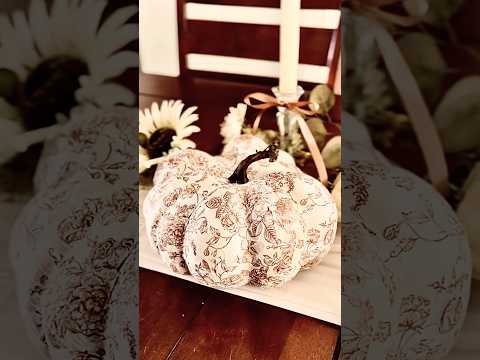 High-End DIY Fall Decor | Designer Pumpkin Dupe  🎃