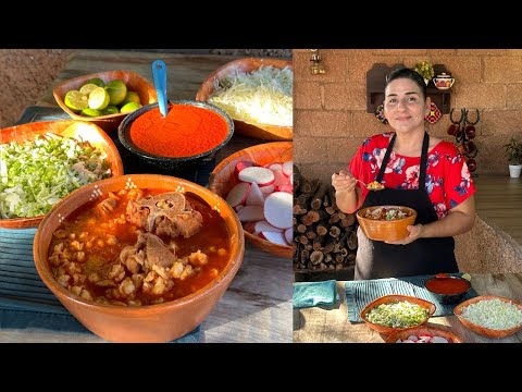 Pozole Rojo Mexicano  - La Herencia de las Viudas
