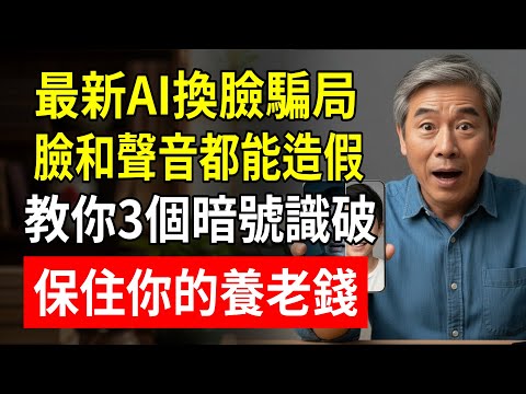 最新AI換臉騙局！臉和聲音都能造假，教你3個暗號識，破保住你的養老錢！#AI換臉詐騙 #防騙3招 #真知生活 # #養老錢