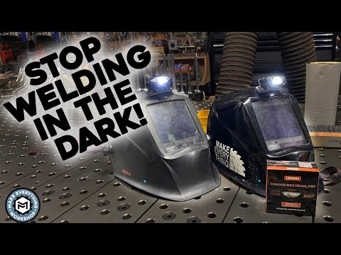 Stop Welding In the Dark! $7  Welding Hood Mod!