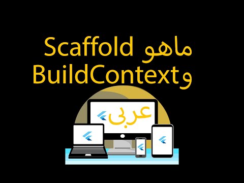 what is flutter scaffold and BuildContext or context