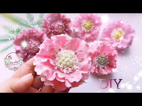 Весенняя🌺 🌿НЕЖНОСТЬ🌿🌺 Цветы из фоамирана🌿🌺украшения на резиночках