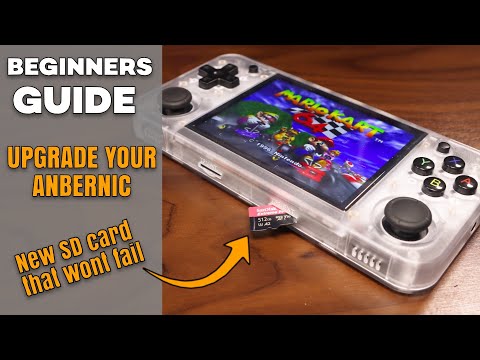 UPGRADE your Anbernic with a BETTER Sandisk SD card. Very much beginners guide RG35XX H