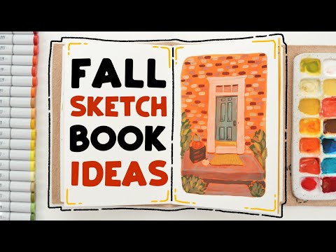 Fun Sketchbook Ideas for FALL!