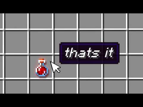 Can I Beat Minecraft ONLY using Potions?