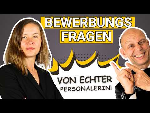Jobinterview: Standardfragen im kompletten Dialog. Mit echter Personalerin