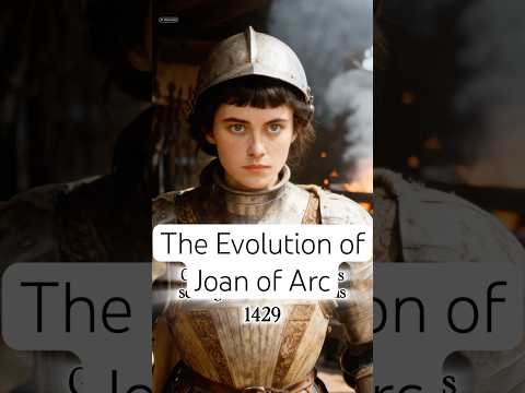 The Evolution of Joan of Arc 🇫🇷 #history