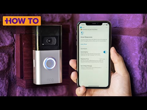 How to customize Ring’s Quick Replies feature