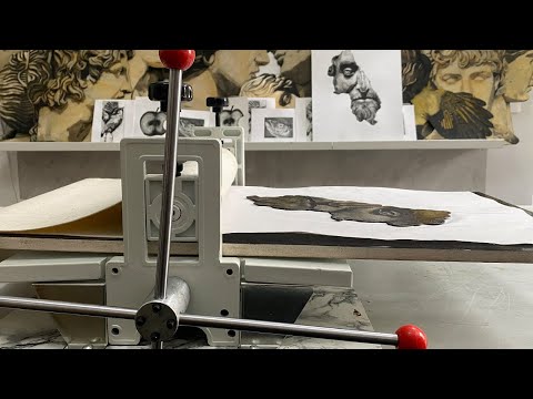 Cold press laminator : Intaglio Printmaking on a Budget