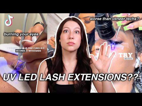 Exposing The LED Lash Extensions On Tiktok! A new DANGEROUS scam??!