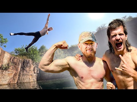 KLIPPENSPRINGEN mit Fritz Meinecke! | 13M Katze & Doppelte Saltos! Parkour Teil 2 | Jan Schlappen