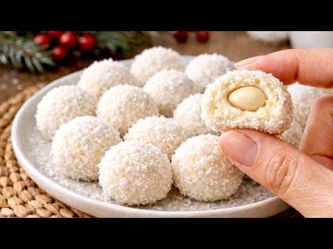 Bounty balls in 5 minutes with condensed milk! Everyone is looking for this recipe
